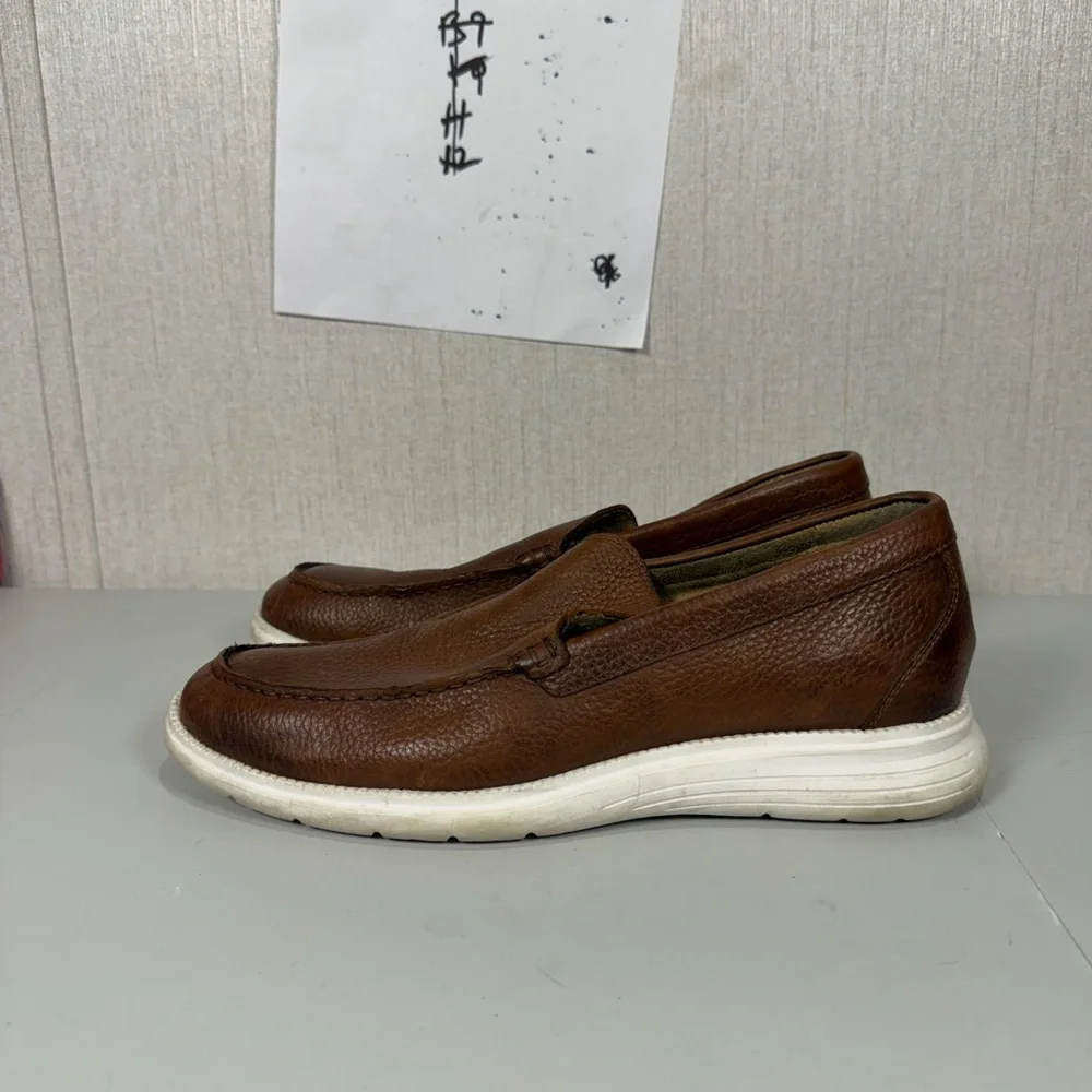 Stafford Men's Albert Ortholite‎ Loafers Cognac Size 9 M